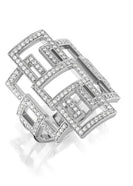 Deco Diamond Greca Ring thumbnail