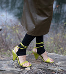Selene Sandals in Yellow Glittler thumbnail
