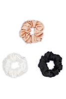 Organic Peace Silk Hair Scrunchies - Set of Three thumbnail