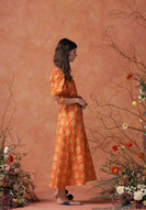 Alexia Dress Lotus Feet Coral thumbnail
