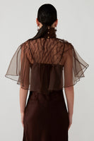 Organza Cape in Umber thumbnail