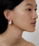 Odyssey Pavé Earring | SHASHI Chunky Gold Earring thumbnail