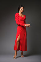 Cindy Silk Square Neck Gown thumbnail