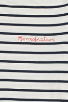 #forceofnature Francoise Top in Marine Stripe thumbnail