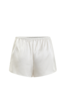 White Lotus organic peace silk shorts Ivory thumbnail