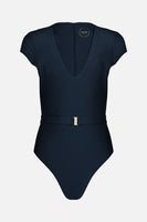 The Plunge Silhouette Swimsuit in Ocean thumbnail