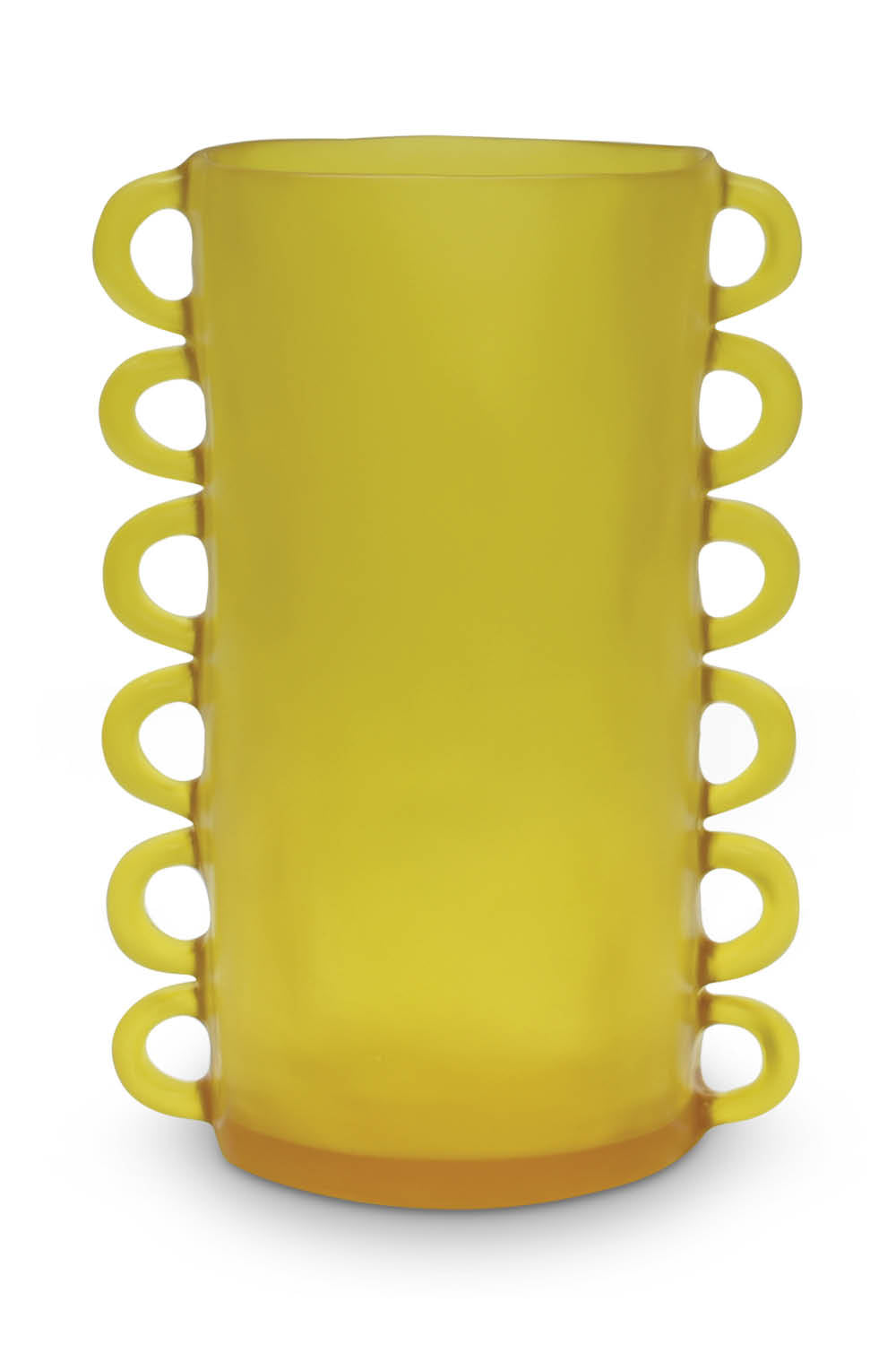 LOOPY Large Vase in Yellow