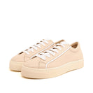 Sylven New York vegan sneakers in beige and white thumbnail