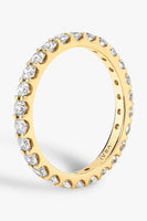 VRAI Round Eternity Band in Yellow Gold thumbnail