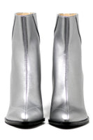 Almasi Silver Vegan Apple Leather Boots thumbnail