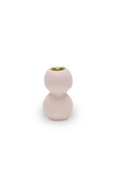 BUBBLE Two Bubble Small Candleholder in Pale Rose thumbnail