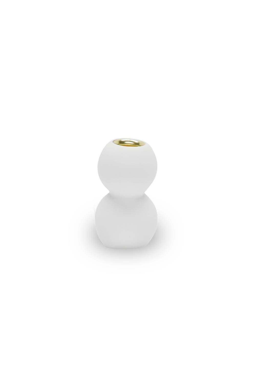 BUBBLE Two Bubble Small Candleholder in White