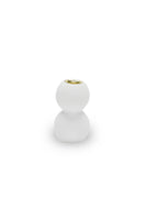 BUBBLE Two Bubble Small Candleholder in White thumbnail