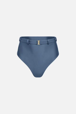 The High Waist Silhouette Bikini Bottom in Horizon Blue