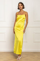 Odysee Silk Dress Yellow thumbnail