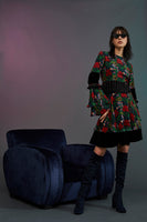 Lamium Tassel Mini Dress, tassel mini dress thumbnail
