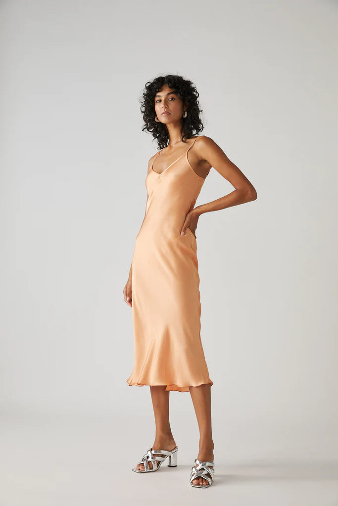 Mastani Slip Dress in Magenta – Maison De Mode