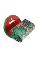 SOLD OUT: Mini Curved Watermelon Palm Clutch thumbnail