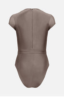 The Plunge Silhouette Swimsuit in Coconut thumbnail