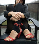 Selene Sandals in Red Glittler thumbnail