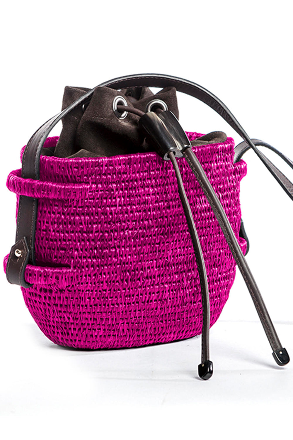 Khokho Thembi Bucket Bag in Hot Pink