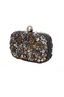 SOLD OUT: Box Disquette Clutch in Metallic thumbnail