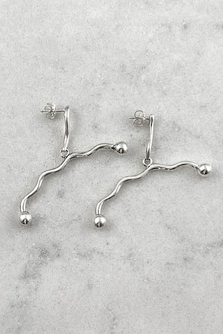 Alexander Earrings in Silver