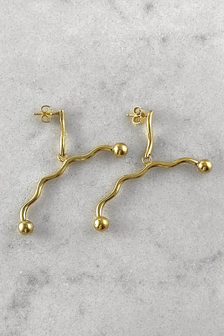 Alexander Earrings in Gold