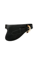 La Jefa Belt in Black Leather thumbnail