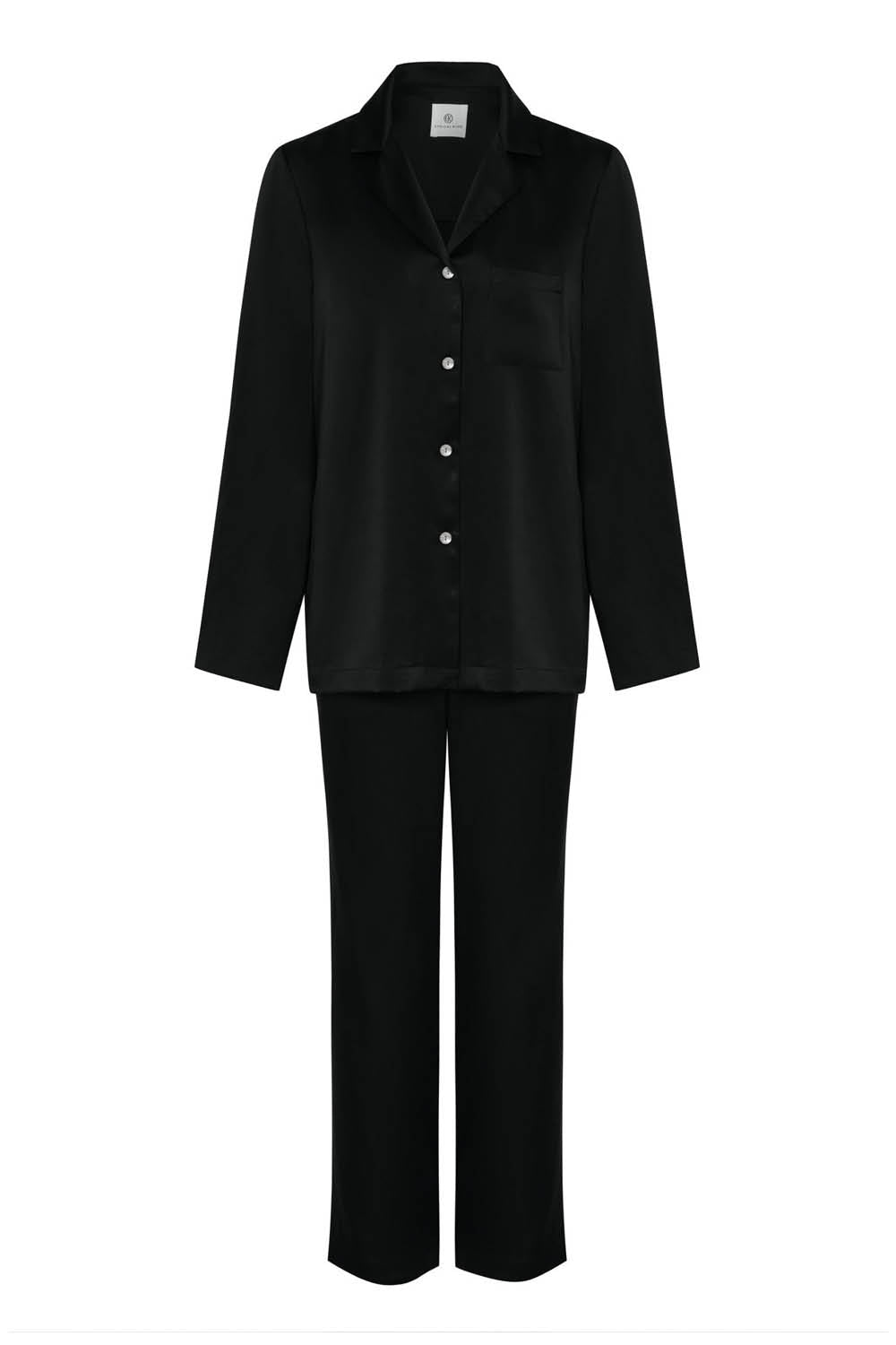 Black Silk Pajamas -  Canada