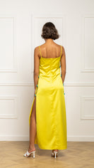 Odysee Silk Dress Yellow thumbnail