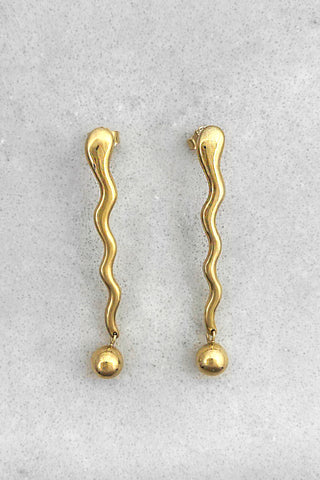 Inger Earrings in Gold