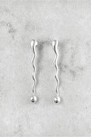 Inger Earrings in Silver thumbnail