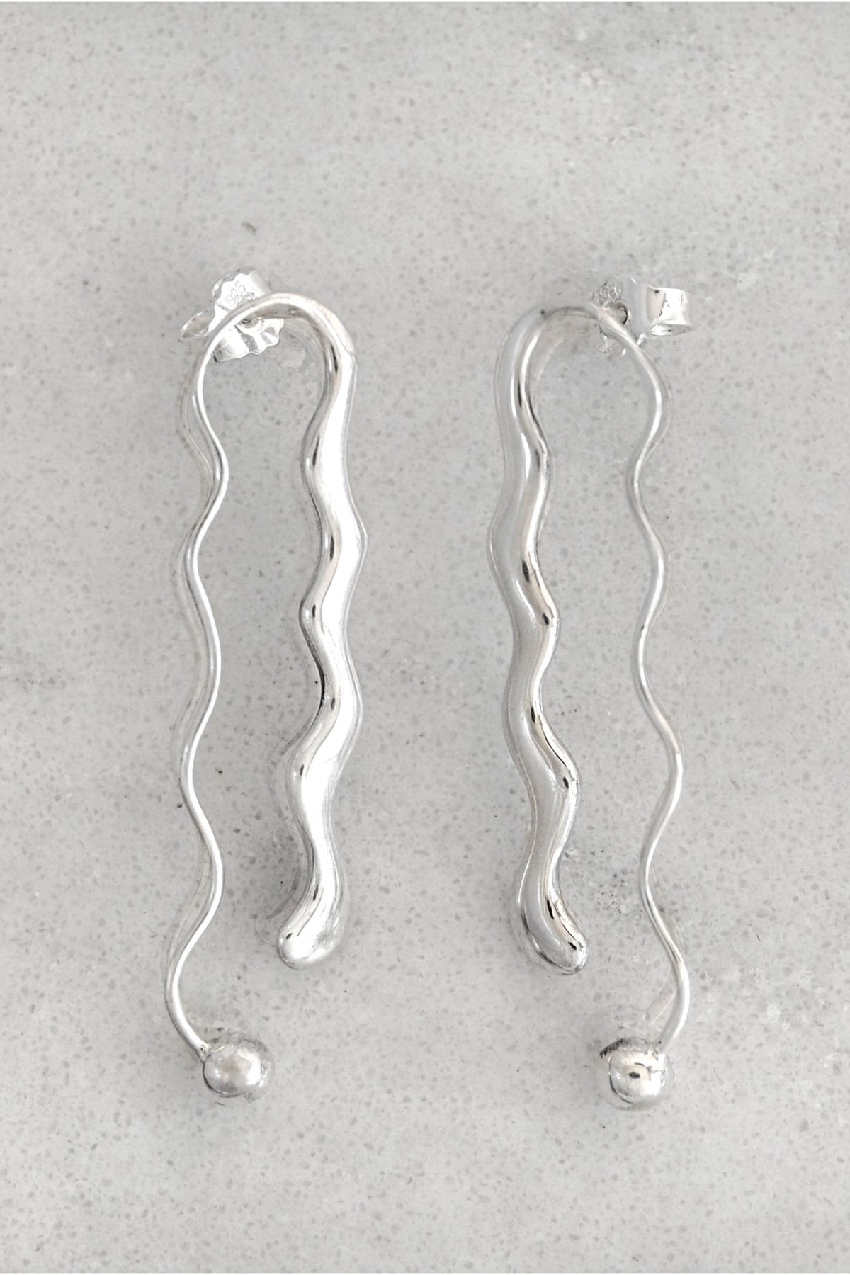 Jean Earrings in Silver