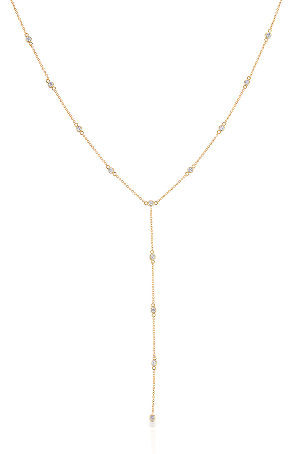 Lariat Classic Necklace in Yellow Gold