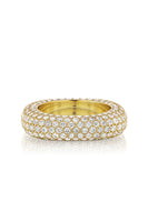 Square Bling Ring in Yellow Gold thumbnail