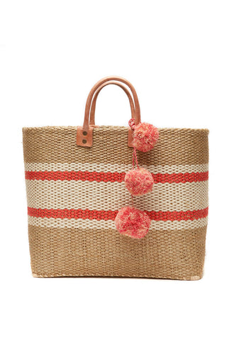 Cyprus Tote in Coral