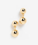 Noor Drop Earring | SHASHI Gold Ball Earring thumbnail