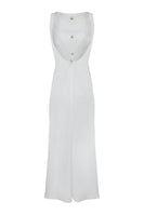 Ciara Daisy Gown in White Silk thumbnail