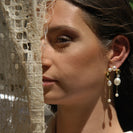 pearl, earrings, jewelry, summer, gift, gold, chains thumbnail
