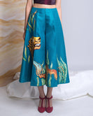 TinyInk-Fallwinter16-prussian-blue-hand-painted-surrealism-wide-leg-trousers thumbnail