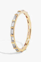 VRAI Baguette Infinity Band in Yellow Gold thumbnail