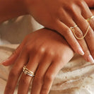 ring, silver, gold, chain, jewelry, hand thumbnail