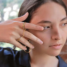 ring, silver, gold, chain, jewelry, girl, hand, face, thumbnail