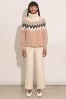 MAGNEA SWEATER IN CAMEL COMBO thumbnail