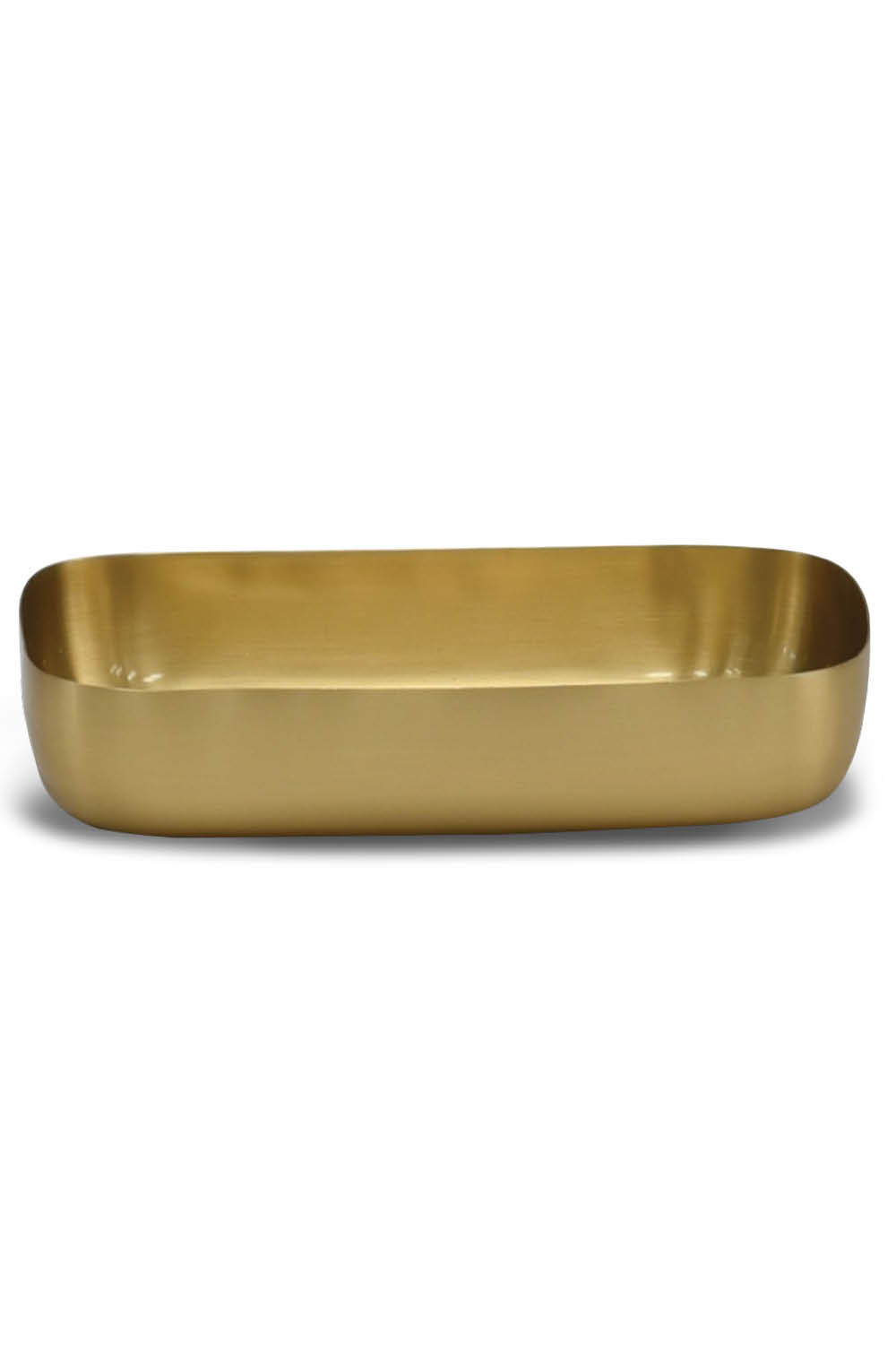 Brushed Brass Paper Towel Tray