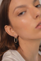 Mismatched Sterling & Gold Hoops thumbnail