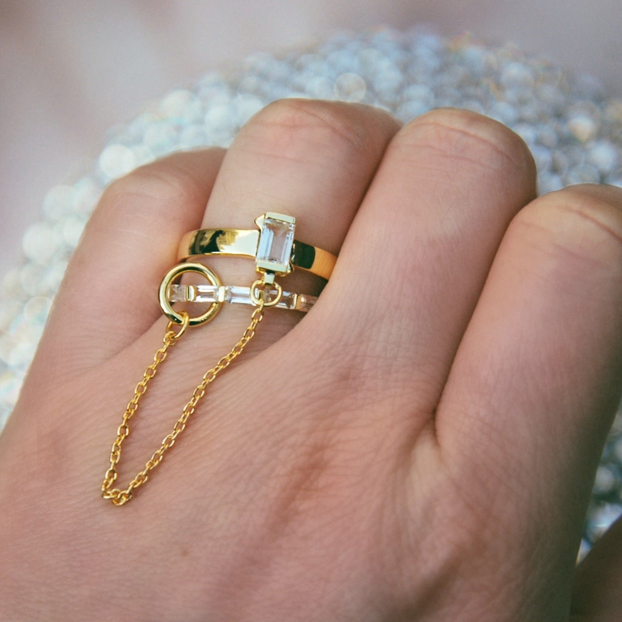 Limelight Chain Rings – Maison De Mode