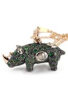 Green Rhino Necklace thumbnail