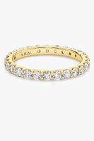 VRAI Round Eternity Band in Yellow Gold thumbnail